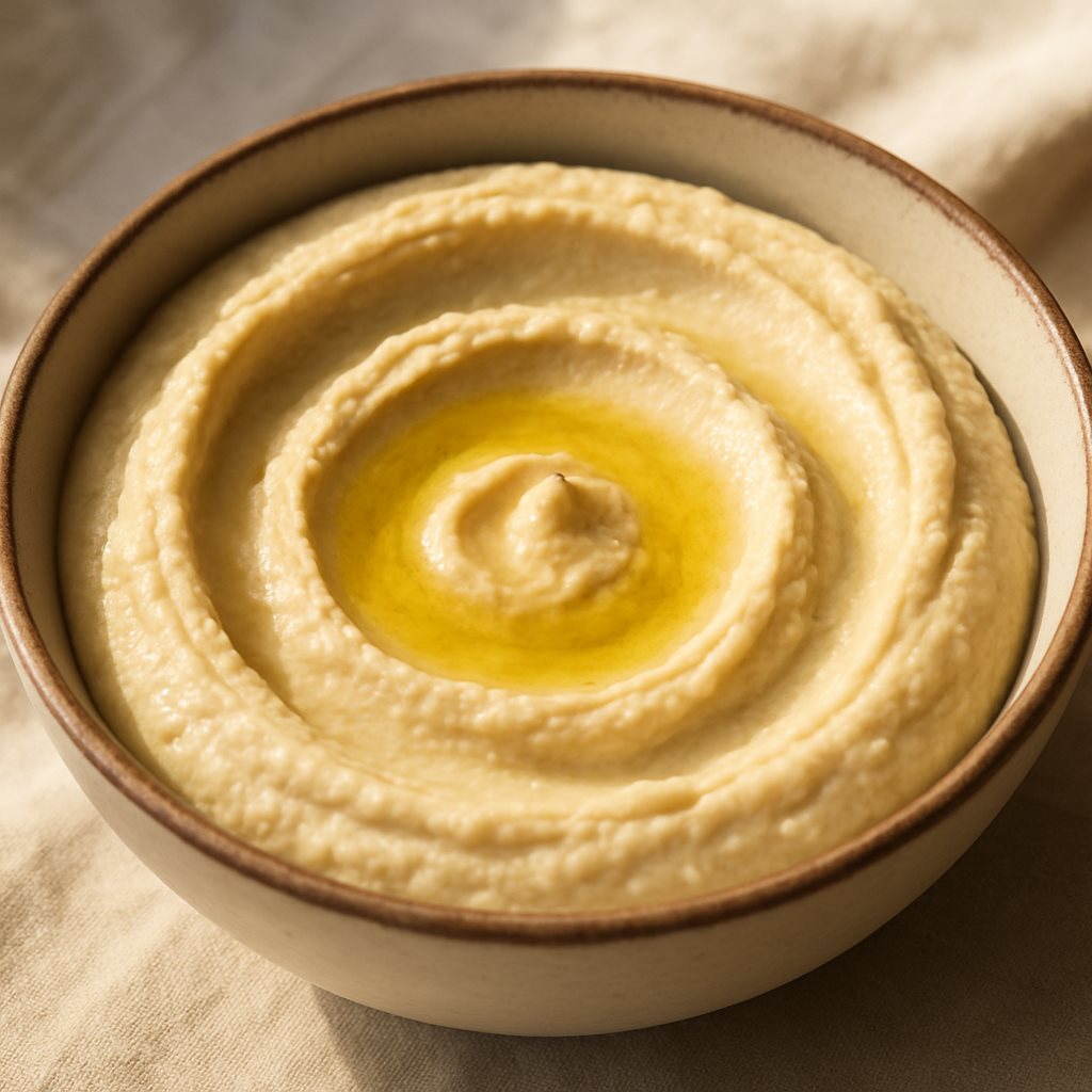 חומוס מסורתי טרי מבושל מול גביע תעשייתי